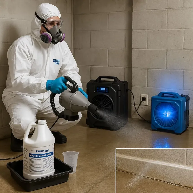 Sanitization and Odor Removal process in Cressona, PA
