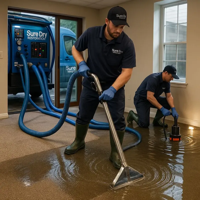 Water Extraction and Removal process in Cressona, PA